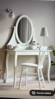 Coiffeuse IKEA HEMNES blanche avec miroir