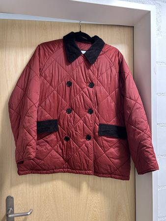 Barbour x Alexa Chung Delia Quilt Steppjacke Terracotta Rar