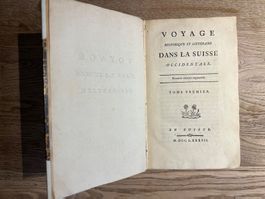 Sinner- Voyage dans la Suisse occidentale 1787 (KoA)