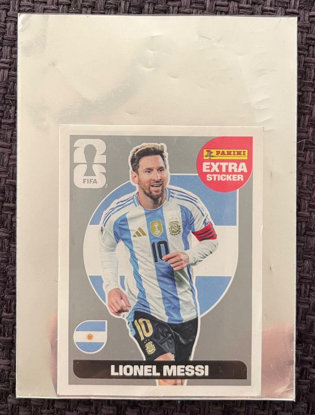 Panini Sammelbilder & Trading cards: Panini Extra Sticker WM 2026 Lionel Messi Silber – Neu (gemäss Beschreibung) aus Therwil von fabiennesu2011