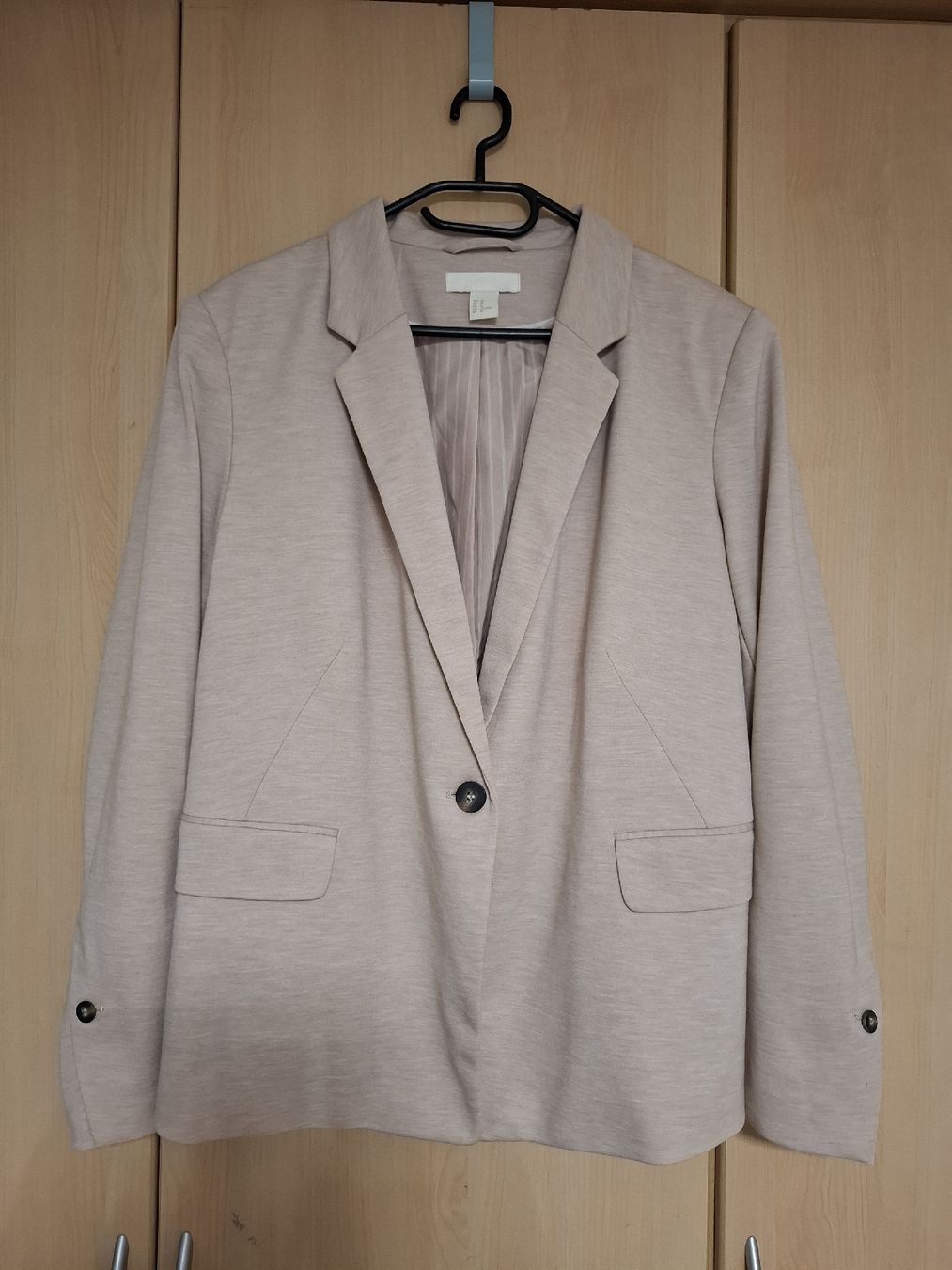 H&M Giacche: Blazer Gr. 48, beige – Usato da Urtenen-Schönbühl venduto da nerdgirl