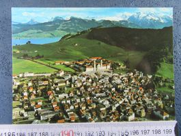 EINSIEDELN MIT SIHLSEE LUFTBILD SZ AK