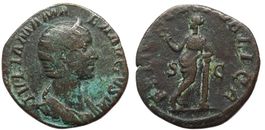 JULIA MAMAEA AE Sestertius (228 AD) - Felicitas Pvblica