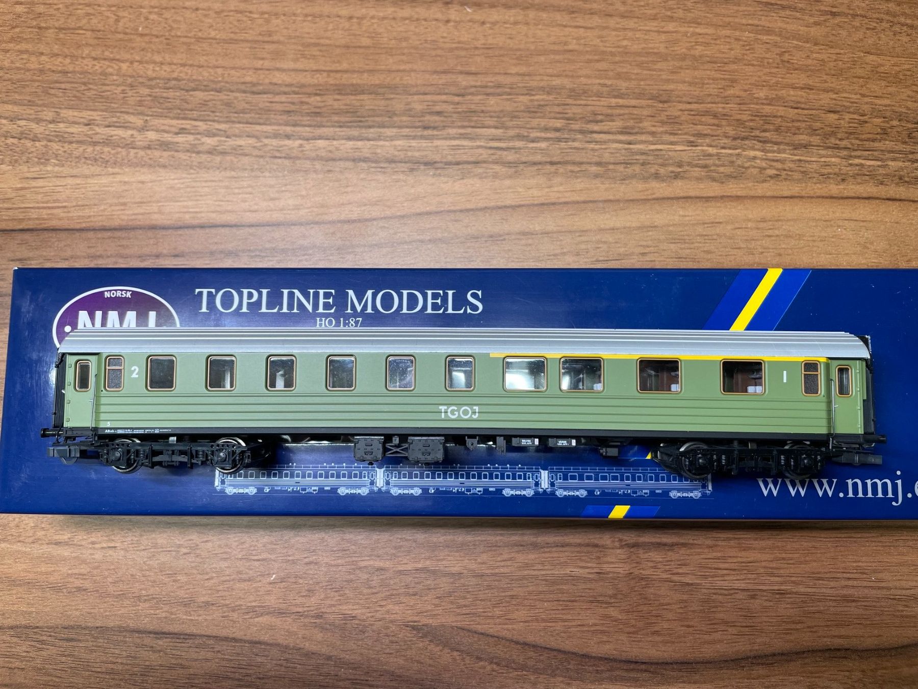 Modellini di ferrovie: NMJ Personenwagen der TGOJ in DC – Usato da Villmergen venduto da Mfritz