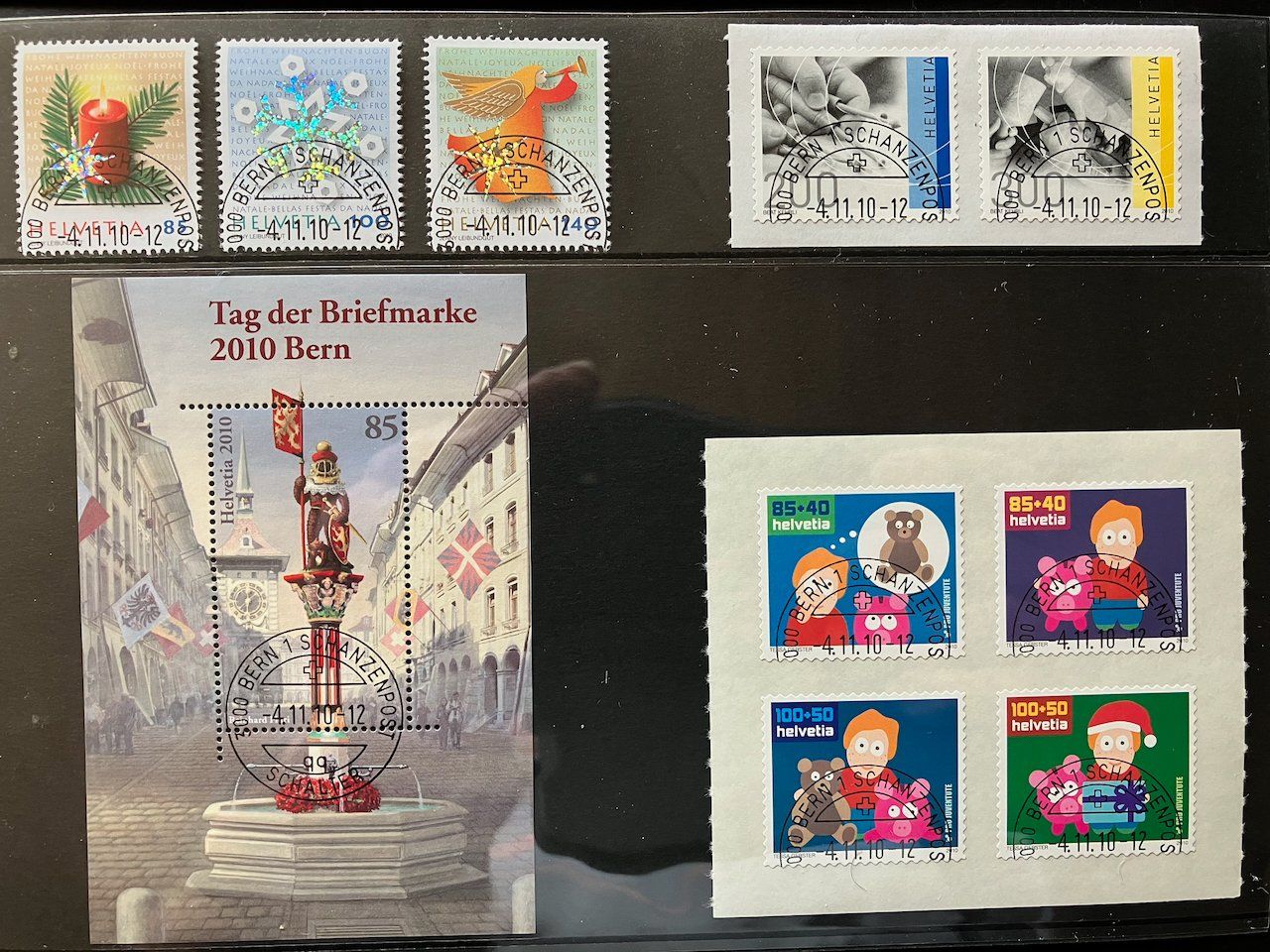 Tutti i francobolli: Jahresset 2010 Schweiz gestempelt – Usato da Nesslau venduto da zueri6 4