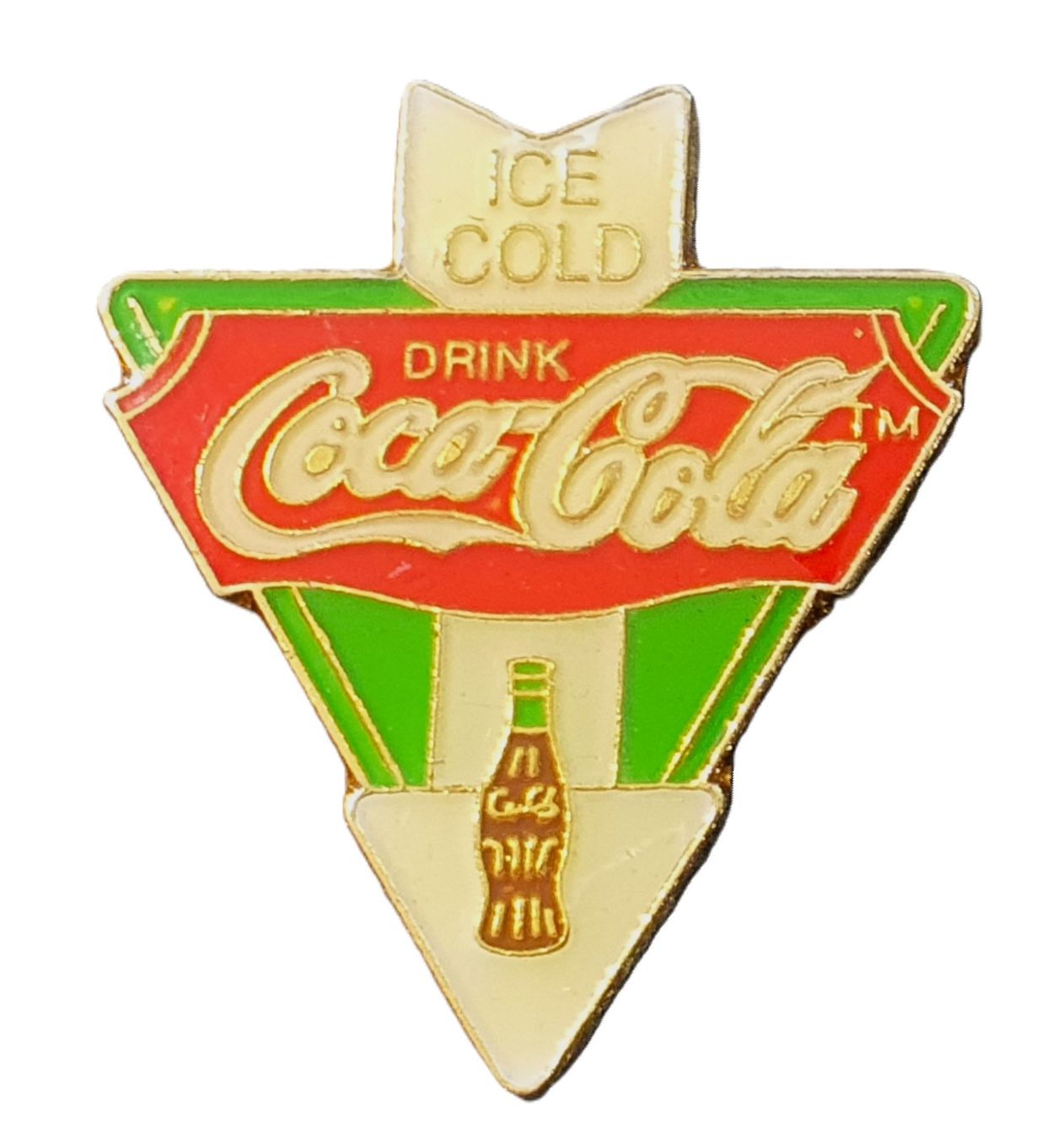 Placchette & Badge: V356 - Pin ICE COLD DRINK Coca Cola – Usato da Reinach BL venduto da Boston-Verkauf 1