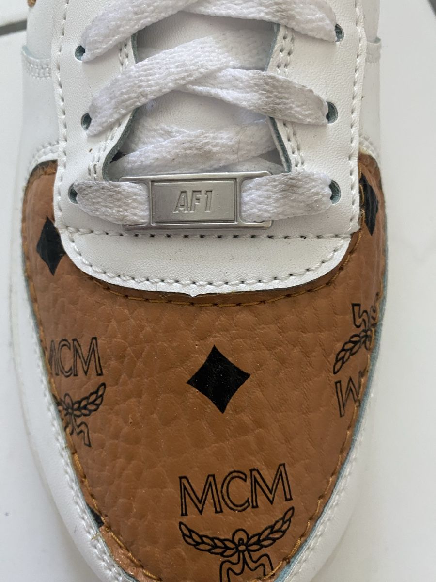 Nike Chaussures hommes: Nike Air Force 1 Custom "MCM" – Neuf (Voir description) à Dübendorf par Gabifat 3