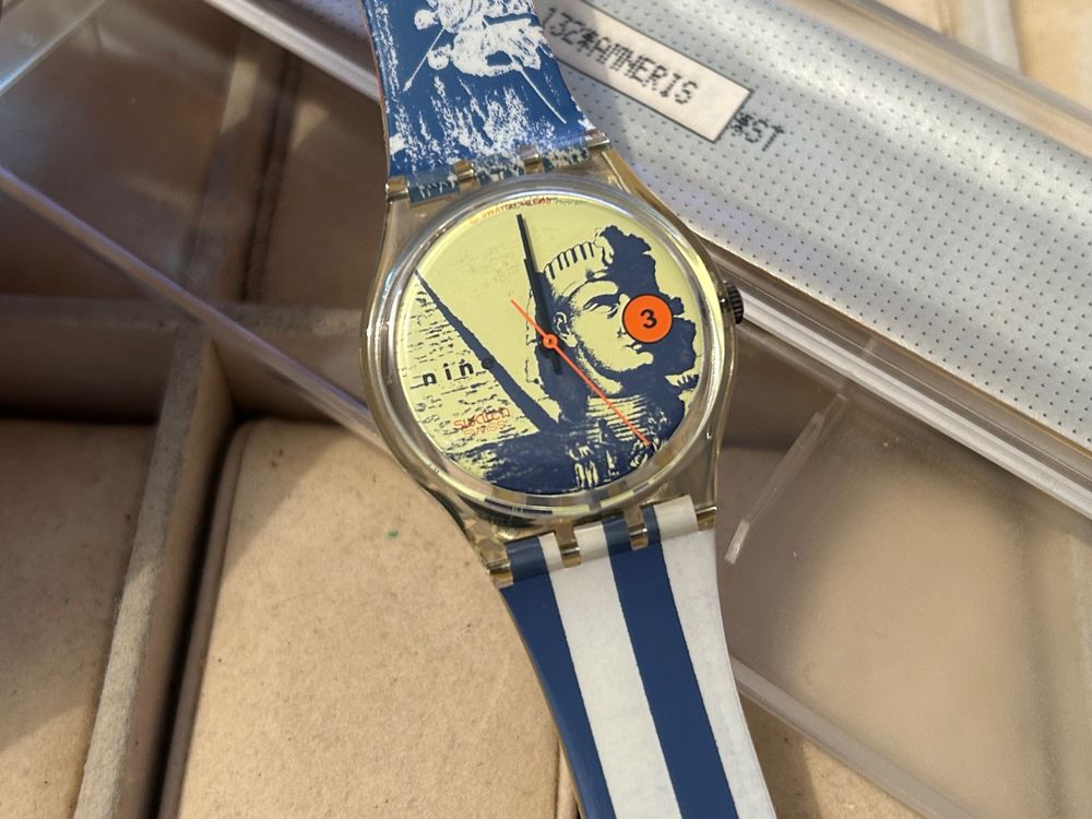 Montre Swatch GK132 AMNERIS jamais utilisée fonctionne 1990 (Neuf (Voir