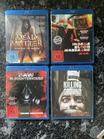 4 Horror Blu-ray Filme Horrorpaket guter Zustand