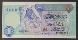 1 DINAR / LIBYEN ND (1988) (BANKFRISCH)