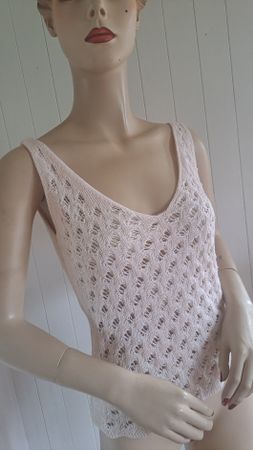 CARACTÈRE 2yk VtG Tanktop Ballerina Crochet Trikot Top S 36
