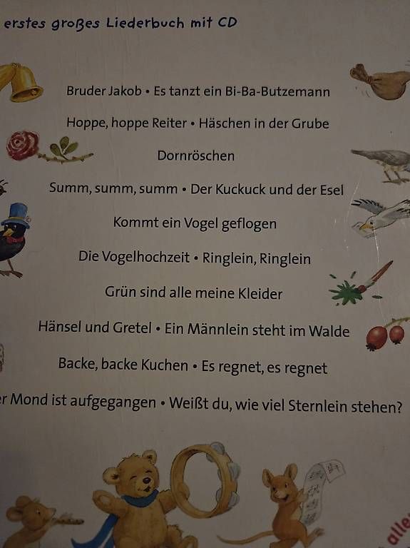 Libri: Kinderliederbuch mit CD – Usato da Ebnat-Kappel venduto da 10camper 1