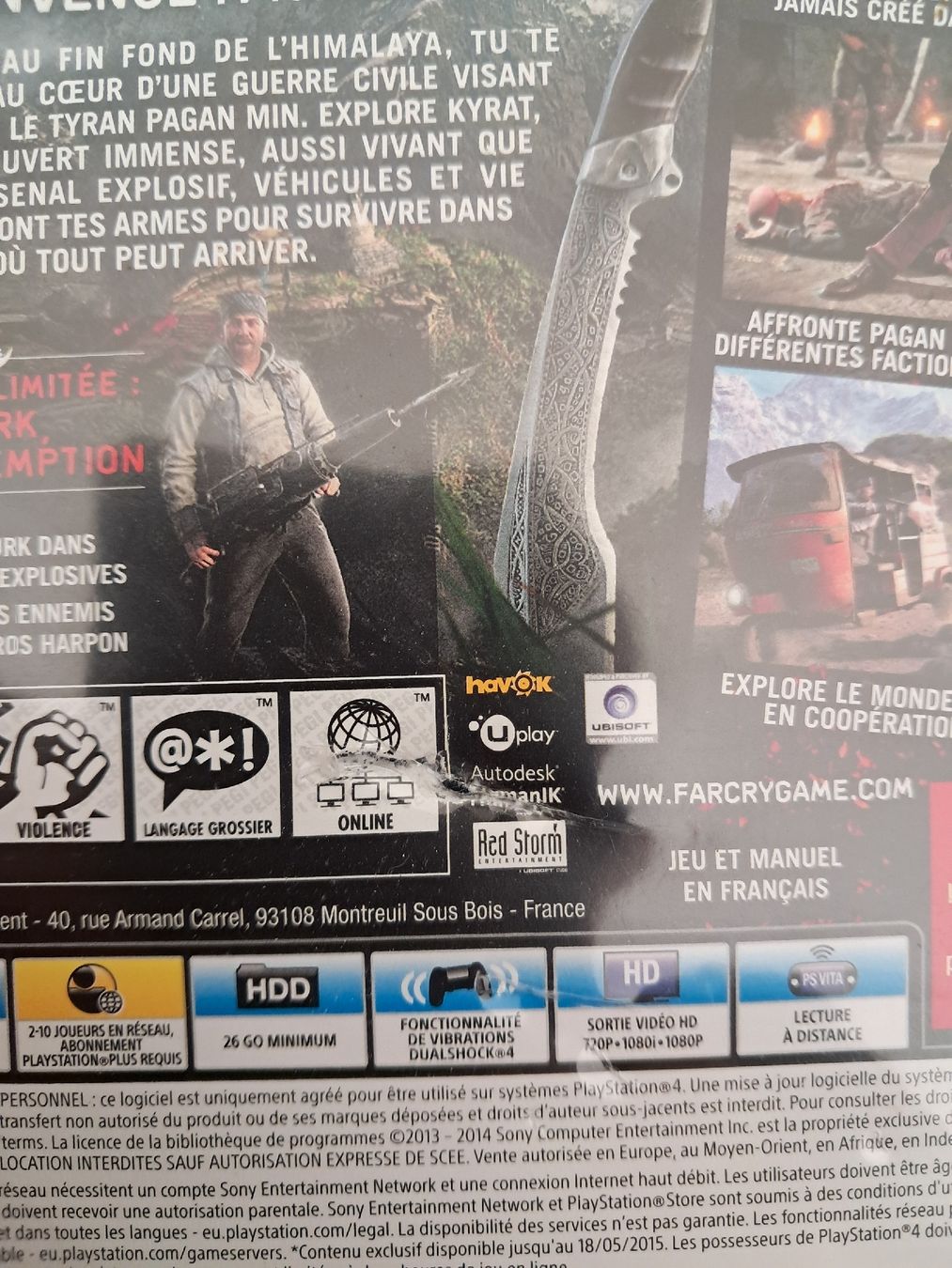 Spiele: Far Cry 4 PS4 – Gebraucht aus Neuchâtel von ffj_fg7j 2