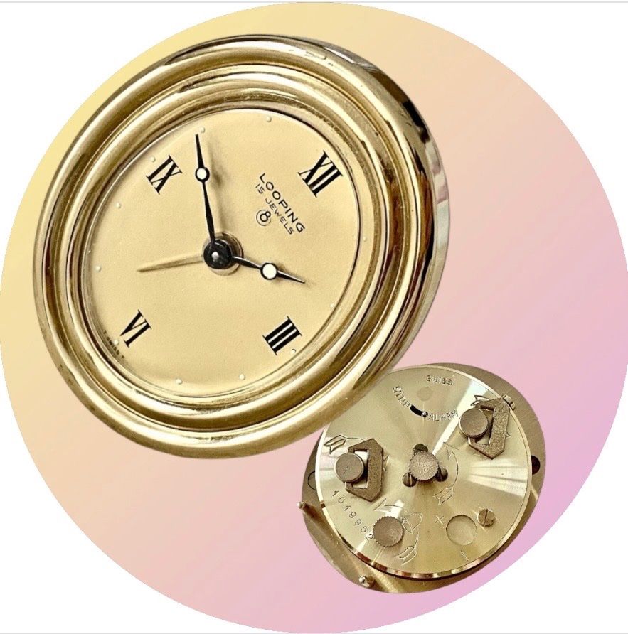 Looping Sveglie: Looping 8 Day Swiss Alarm Clock – Usato da lyss venduto da Uhrenparadies 1