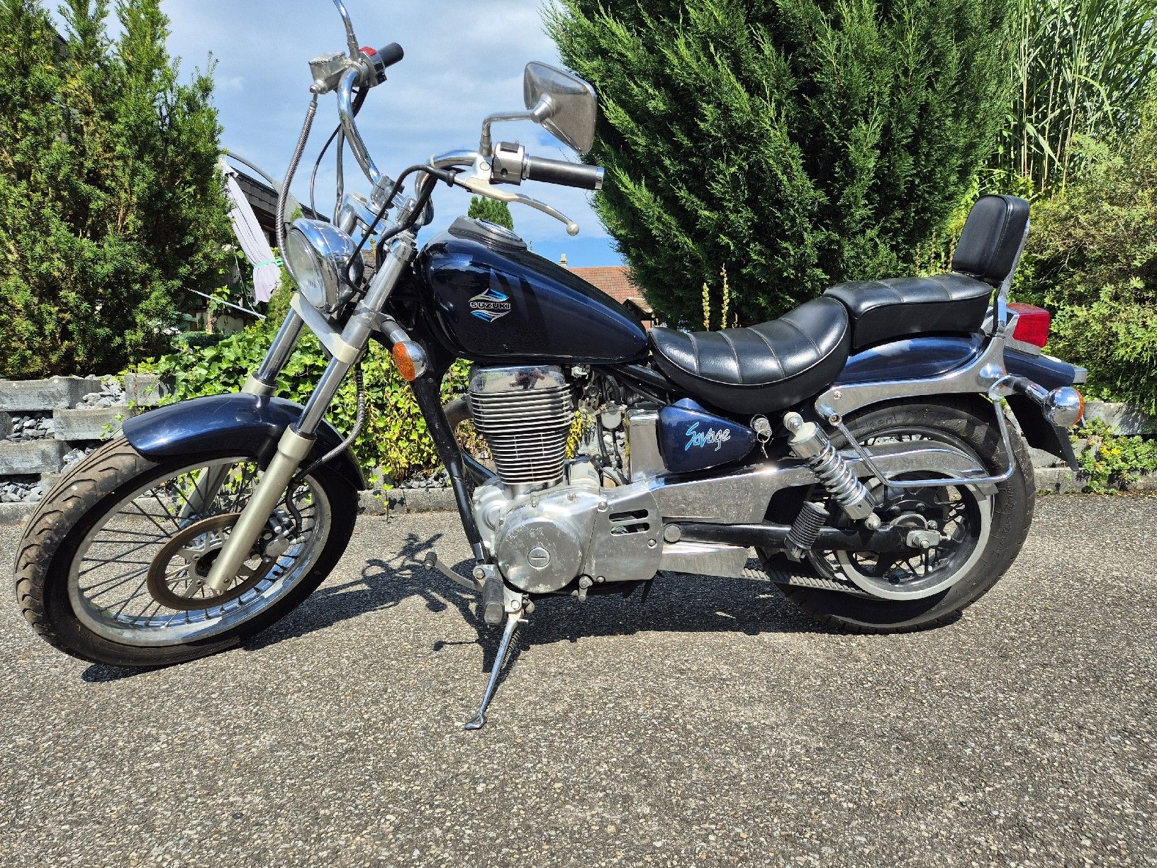 Suzuki Chopper: Suzuki LS 650 P Savage Oldtimer – Usato da Wynau venduto da Bastel87