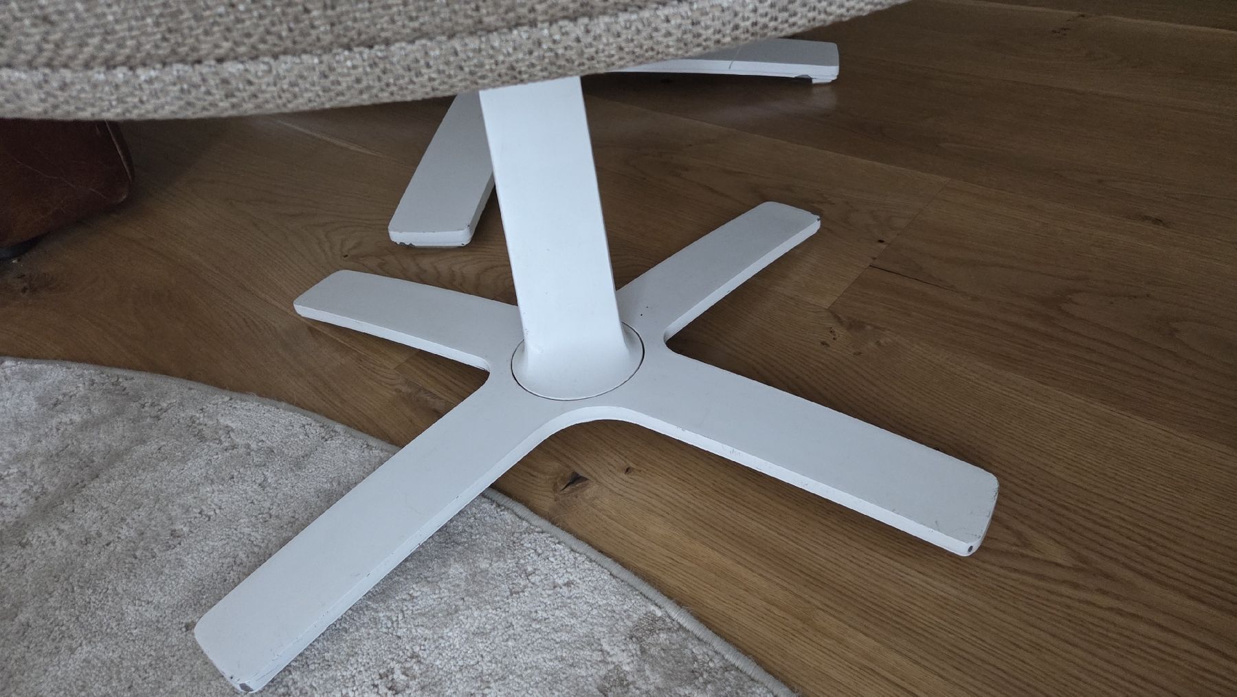Natuzzi Sessel: Natuzzi Sessel mit Hocker, Stoff, beige, gebraucht – Gebraucht aus Basel von anel.ns83 5