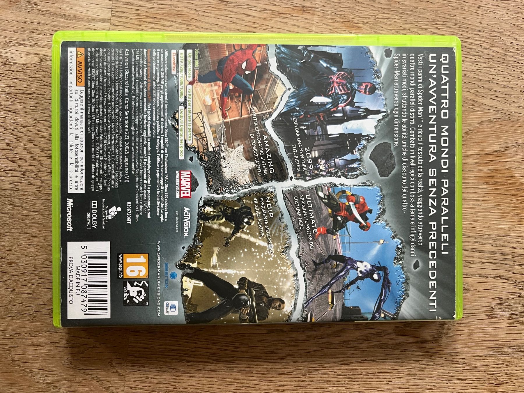 Spiele: Spiderman Dimensions - Xbox360 – Gebraucht aus Baden von tob_t8gw 1