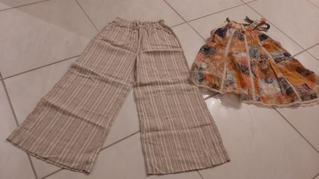 K..75 R G) Sommer Set Zimmerman Kleid & C&A Hose, Grösse 128