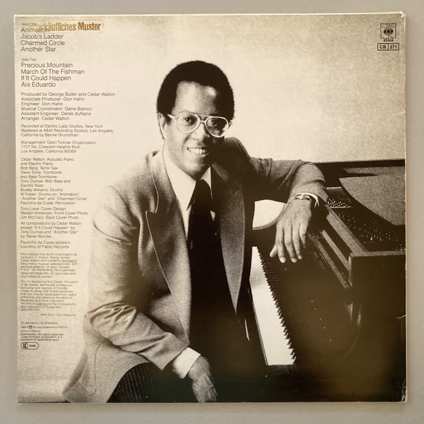 Vinyles: Cedar Walton - Animation - LP - Promo – D'occasion à dachsen par oheio 1