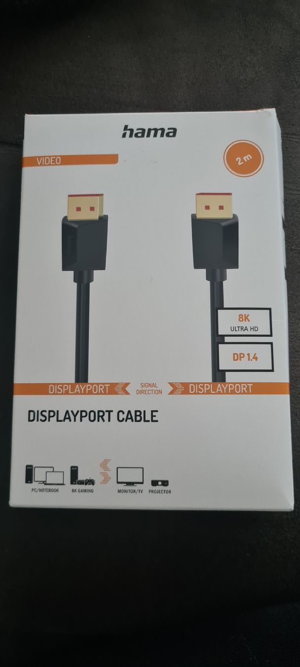 Hama Cavi: Displayport Cable Hama – Nuovo e nell'imballaggio originale da Richterswil venduto da Relxo