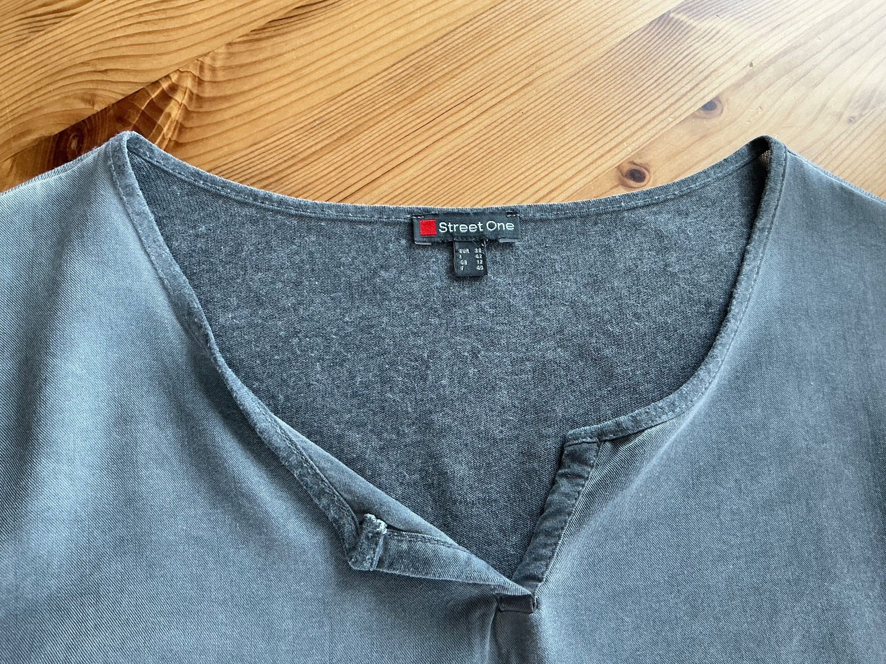 Camicette: STREET ONE   Blusenshirt,  Gr. 38,  im Materialmix – Usato da Aesch BL venduto da Fortexx 2
