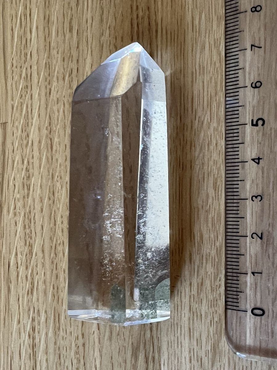 Pietre preziose: Bergkristall Obelisk geschliffen ca. 8 cm – Usato da Frick venduto da clembou 2