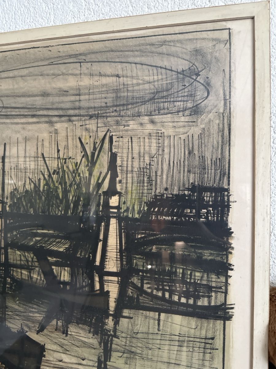 Grafica & Litografie: Original Litho Bernard Buffet, handsigniert – Usato da Frauenfeld venduto da aluma14 4