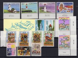 R5296  /  Danemark Féroé 1985-1986 neufs XX