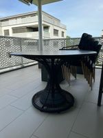 Balkon/Garten Tisch und 5x Stühle