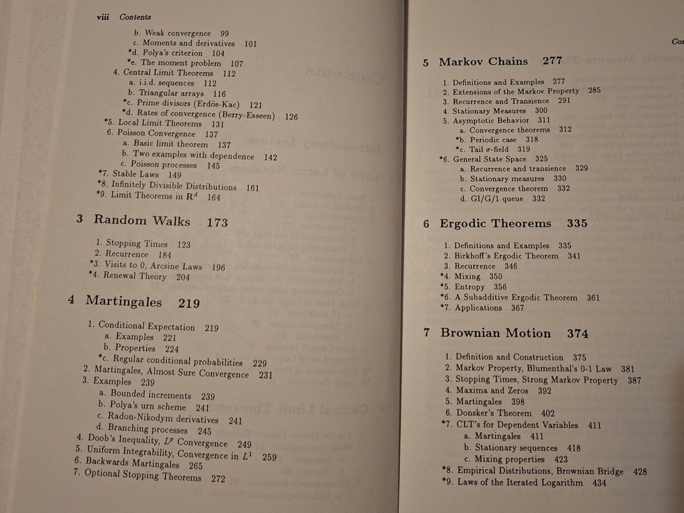 Libri: Probability: Theory and Examples von Durrett – Usato da Olten venduto da kate202122 3