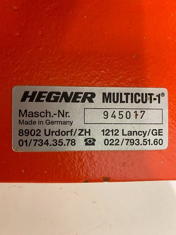 Hegner Tutte le macchine: Vintage Hegner Multicut-1 Dekupiersäge – Usato da Obernau venduto da Arche_Noah_Brocki 7