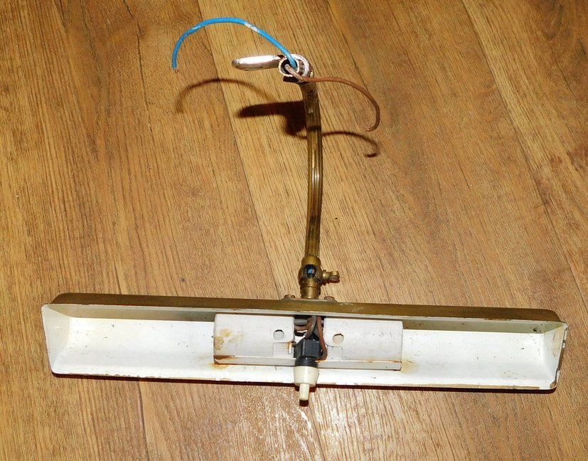 Lampade: Bilderlampe Vintage, Messing – Usato da Villnachern venduto da Niggo0 1