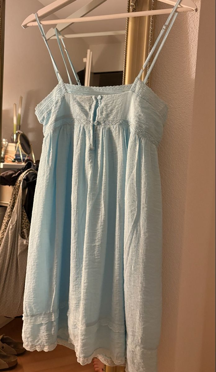 Only Vestiti: Sommerkleid hellblau mit Spitze – Nuovo (secondo la descrizione) da Luzern venduto da ale_v5qn 3