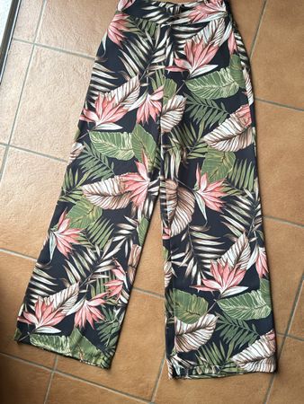 Pantaloni donna Kaos Jeans fantasia floreale taglia IT 40
