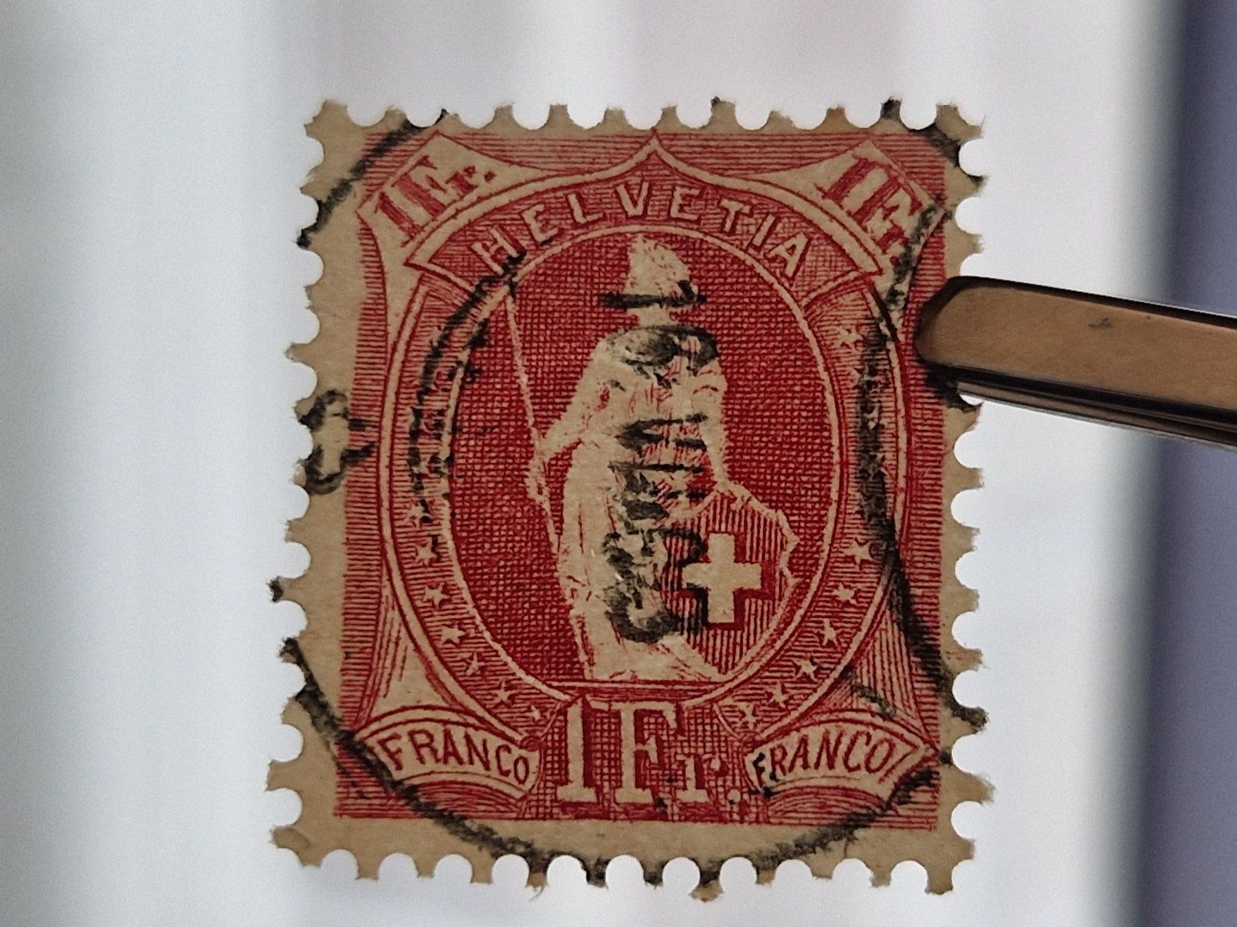 Tous les timbres: Stehende 75D, Plattenfehler, ab 1.- – D'occasion à Burgdorf par Glossy01 3