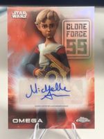 2025 Topps Star Wars Chrome Michelle Ang As Omega Auto