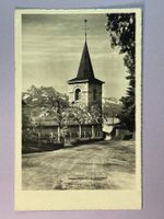 Alte Ansichtskarte Leysin, Kirche, Berge, 1937