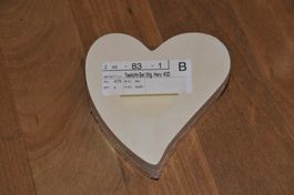 Teelicht Herz zum Bemalen - 3 Stk. - NEU