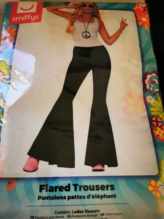 Pantalon Pattes D'éléphant Blanc - Fiesta Republic