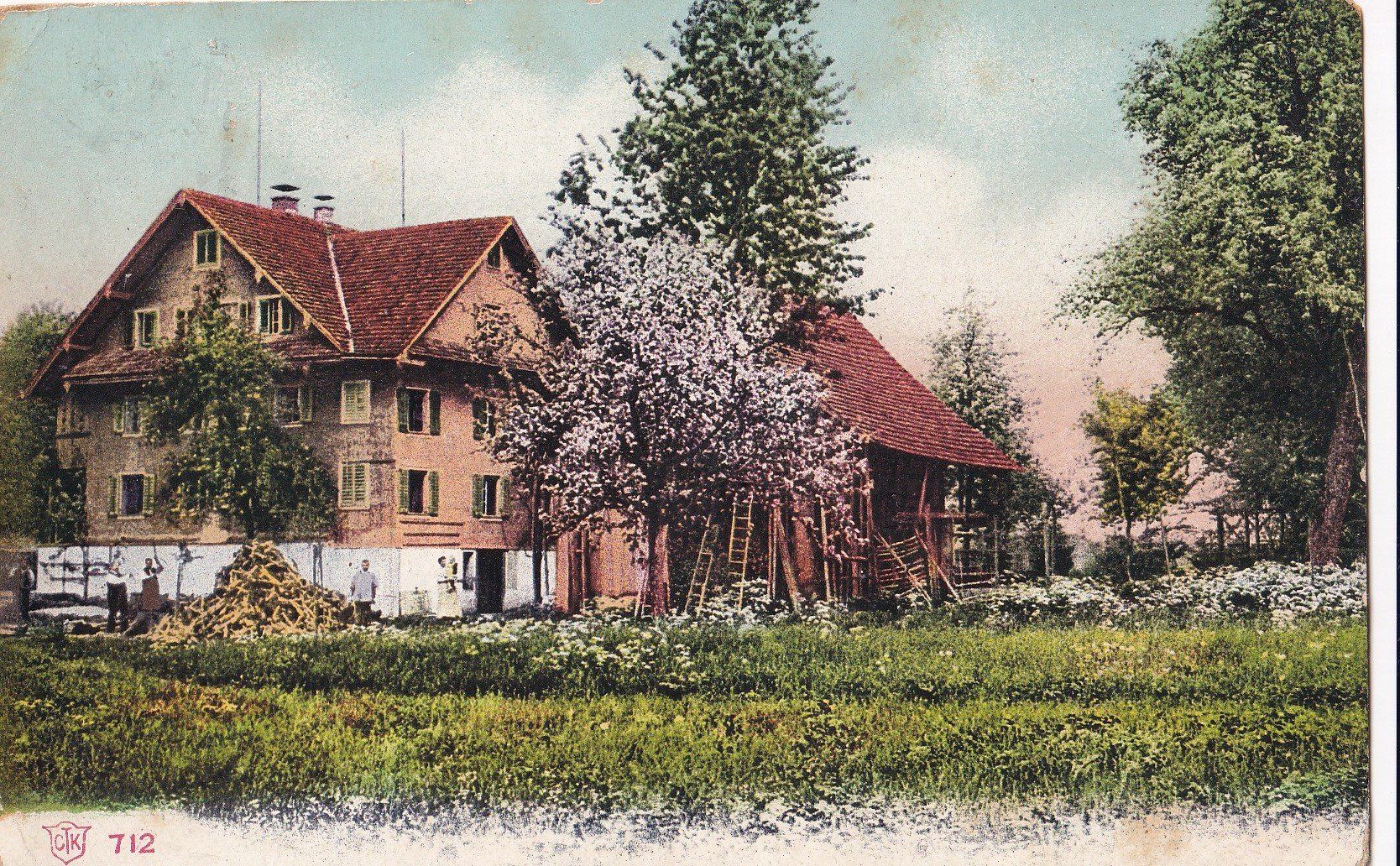 Cartoline postali: Bauernleben Landwirtschaft Bauernhaus – Usato da Olten venduto da clotaldi
