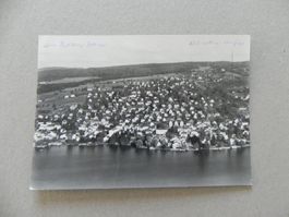 Karte Erlenbach ZH See Flugansicht 1962