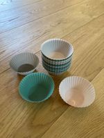 Wiederverwendbare Muffinförmchen aus Silikon - grau - IKEA