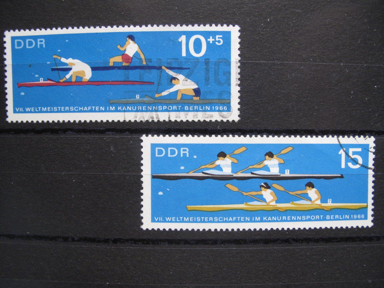 Tutti i francobolli: DDR 1966 Kanurennsport gest. – Usato da Wil SG venduto da fva01