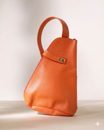 977SE - Sac en bandoulière orange