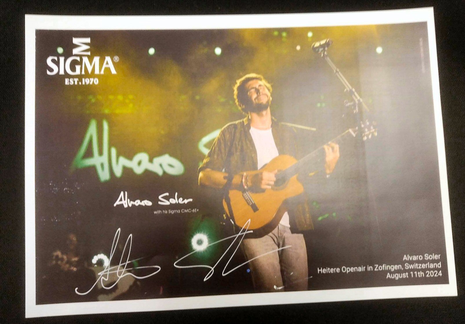 Autografi: COLLECTORS STUFF:Signed Picture by Alvaro Soler – Nuovo e nell'imballaggio originale da Zofingen venduto da Rodeln