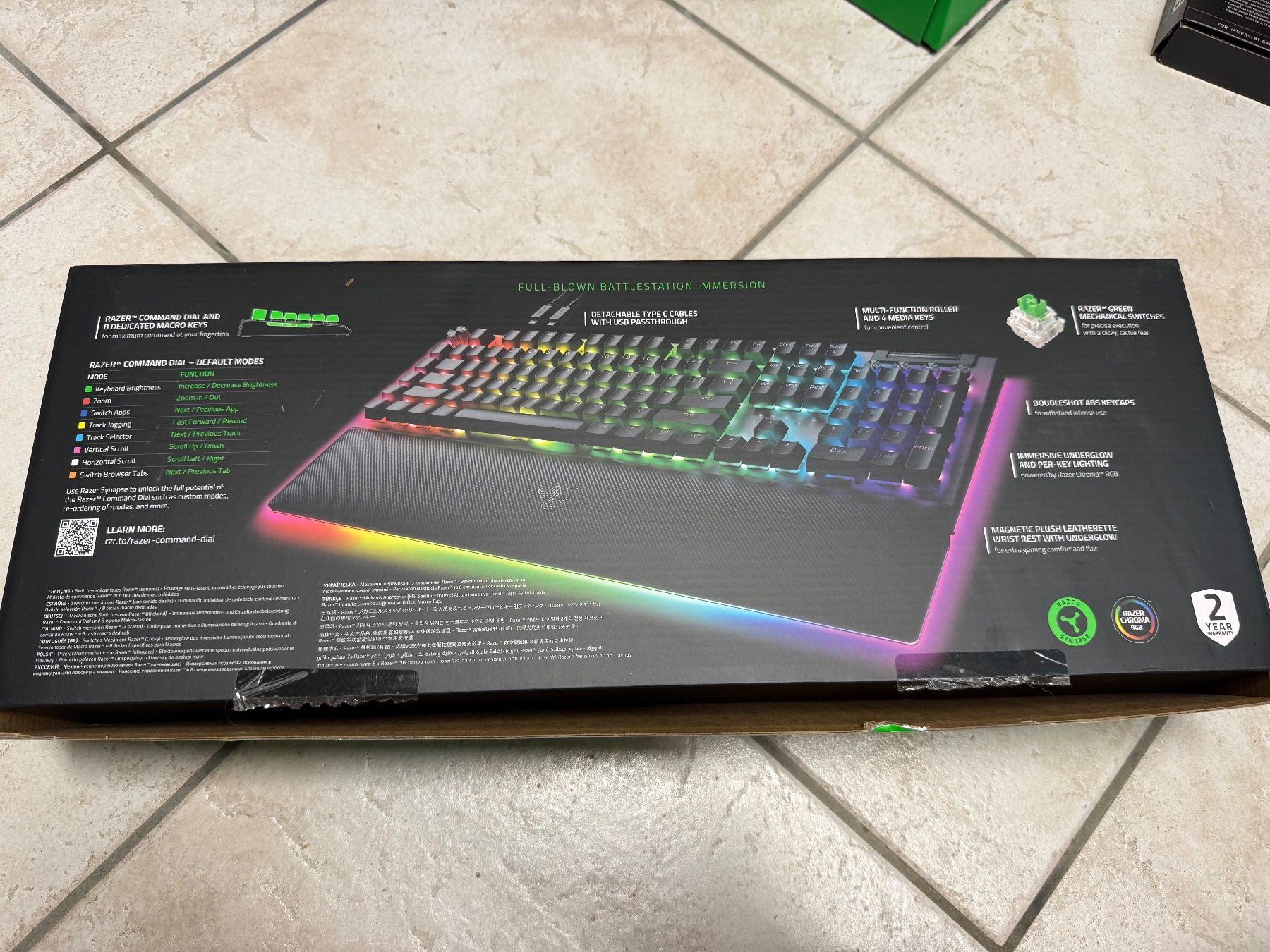 Tastiere: Razer BlackWidow V4 Pro, neu – Nuovo (secondo la descrizione) da Recherswil venduto da Yasa97 1