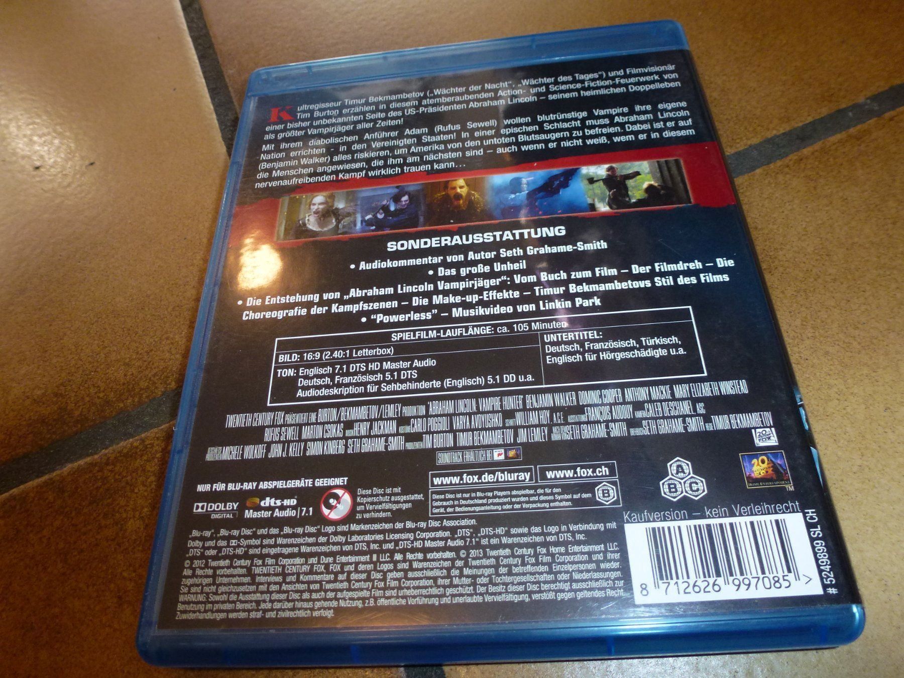 Tous les DVDs: Vampirjäger BLU-RAY – D'occasion à Olten par Disc-Verkauf 2