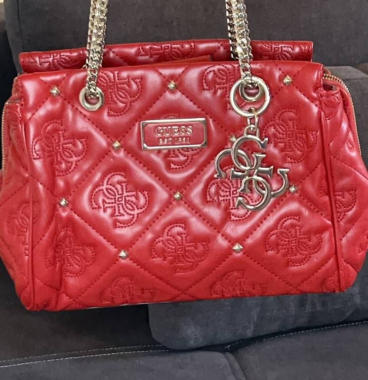 Taschen für Damen: Sac à main GUESS rouge – Gebraucht aus Echallens von fayetrahel 1