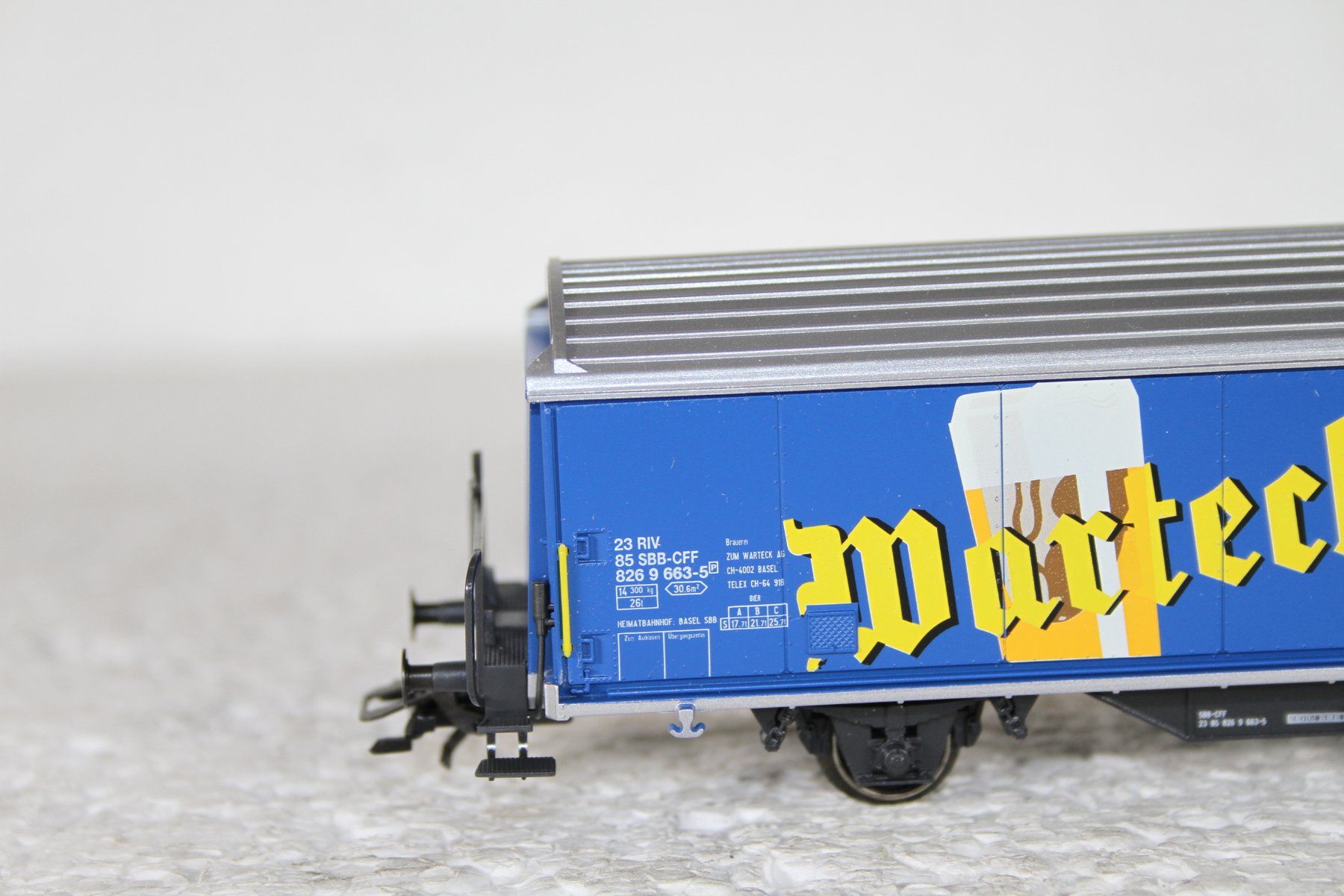 Märklin Modellini di ferrovie: Märklin 4836 SBB Warteck Bier OVP – Nuovo (secondo la descrizione) da Triesen venduto da cor_62ts 1