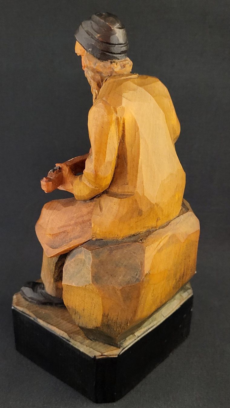 Figurines: Geschnitzte Holz-Figur GEIGENBAUER – D'occasion à Basel par spinne02 4